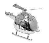 MB00000-11: Silver Plate Helicopter Money Box